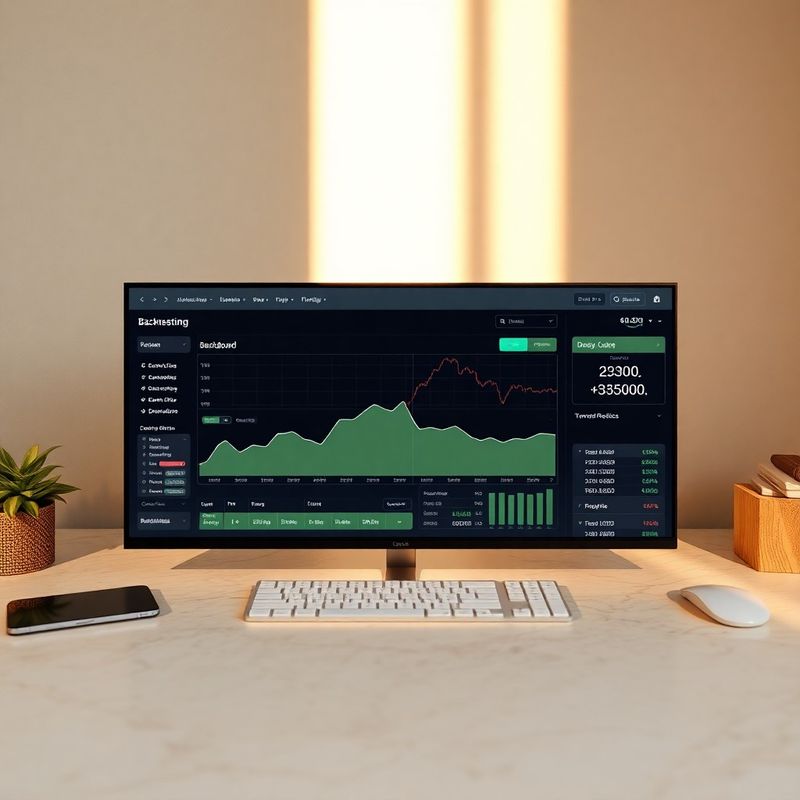 Raport de backtesting cu curba de capital și drawdown